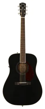 Fender Pm1 Dreadnought Black Top con Case