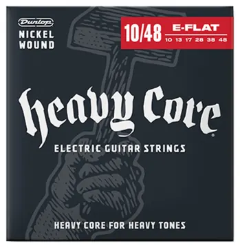 Dunlop Heavy Core DHCN1048 10-48 Electric Guitar Strings Nickel
