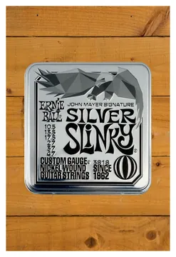 Ernie Ball Silver Slinky John mayer Signature Guitar Strings 10.5-47 - 3 Pack