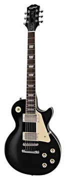 Epiphone Les Paul Standard 60s Original Series Ebony Preta C/ Escudo Creme e Escala Escura