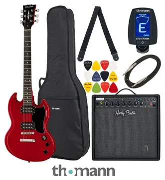 Harley Benton DC-200CH Student Series Bundle