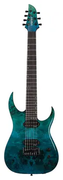 Schecter Km-7 Mkiii Artist Keith Merrow Signatur Lagunenverlauf