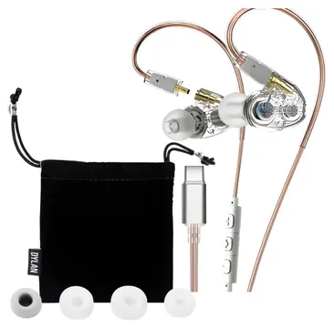 Dylan Fone In Ear Dylan DC-25 Celebrate USBC c/ Microfone Branco