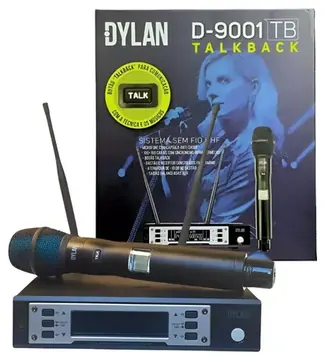 Dylan Microfone Sem Fio Com Talk Back Dylan D-9000