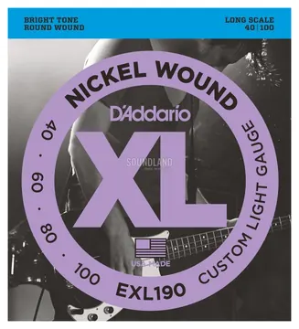 D'Addario EXL190 040-100