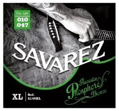 Savarez Encordoamento Savarez Violão Aço A140XL Phosphor Bronze 010-047 Original