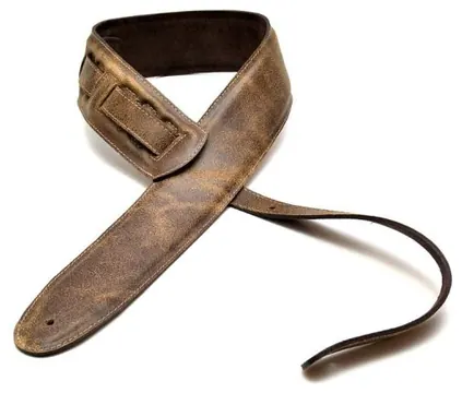 Bourbon Strap Crackle Gitarrengurt Leder