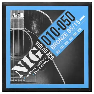NIG Encordoamento NIG N-500 Violão Aço