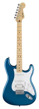 Fender Standard Stratocaster HSS MN White Pickguard Aqua Marine Metallic