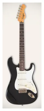 Maybach Stradovari S61 Guitare Electrique Noir Aged Avec Guard