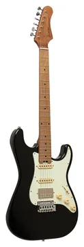 Crafter Moden Seoul Strat Electric Guitar Cosmic Black