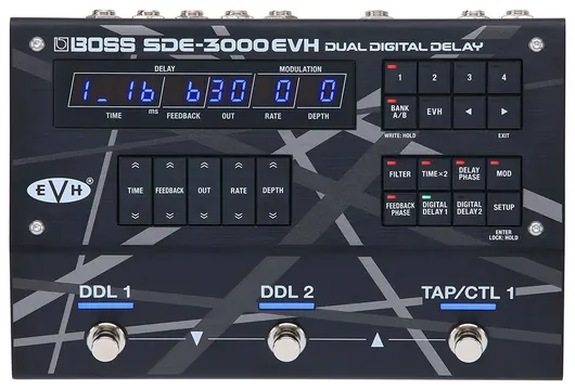 Boss SDE-3000EVH Dual Digital Delay Effectpedaal
