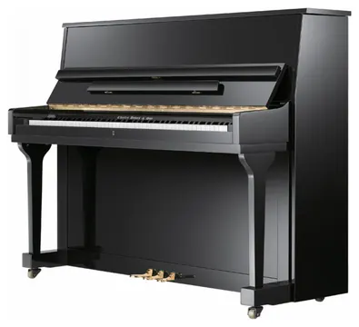 Charles Howes & Son Derwent Upright Piano in Polished Black