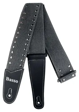 Basso Correia Basso PL 112 Metal Jeans Preto