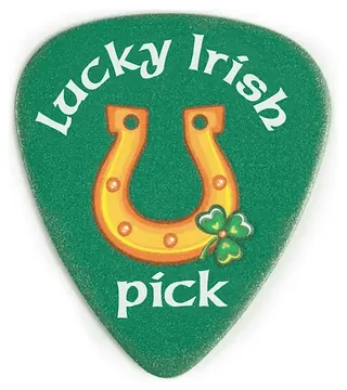 Irish Lucky Plectrums - Set of 6