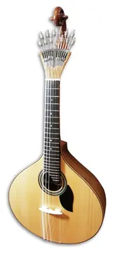 Guitarra Portuguesa Artimúsica GP70LCAD Simples Modelo Lisboa 3/4