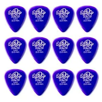 Blister plettri Dunlop 41P2.0 Derlin 500 standard 12pz 2.0mm