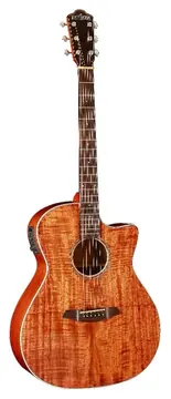 Rathbone R3KCE Rathbone Cutaway Electro-Acoustic Double Top Koa Guitar