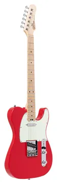 Crafter Charlote Tele Electric Guitar Vintage Red