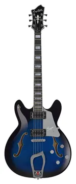 Hagstrom Super Viking -60 E-Gitarre, dark baltic sea