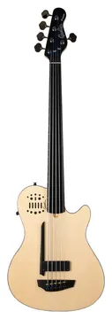 Godin A5 Ultra Semi-Acoustic Fretless Bass Guitar ~ Natural