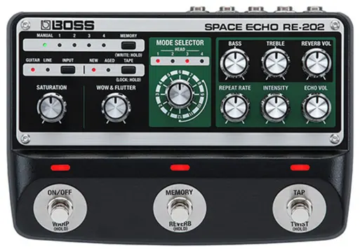 Boss Space Echo Pedal With Presets