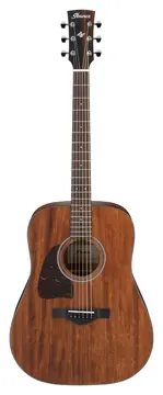 Ibanez AW54L-OPN Linkshänder Akustikgitarre, massive Mahagonidecke
