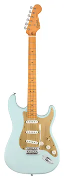 Squier 40th Anniversary Stratocaster Vintage Edition Satin Sonic Blue
