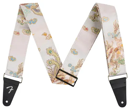 Fender Satin Dragon Strap Ivory Gitarrengurt, elfenbein