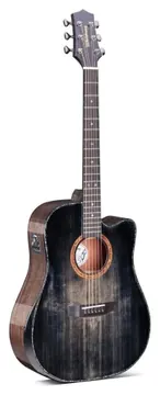 Waldman Elétrico Folk Com Bag Dcex-1841bkb Blackburst (2913)