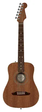 Fender California Standard Redondo Mini mit Tasche Sapele-Decke Natur Sapele