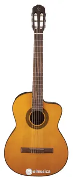 Takamine GC1CE Eletroacustico Cordas Nylon Tampo Laminado Cor Natural