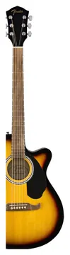 Fender fa135ce concert v2 sunburst chitarra acustica elettrificata