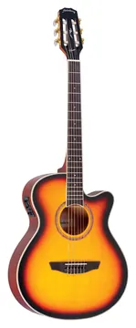 Strinberg Vienna VE30C SB Euro Series Artístico de Nylon C/ Afinador Sunburst
