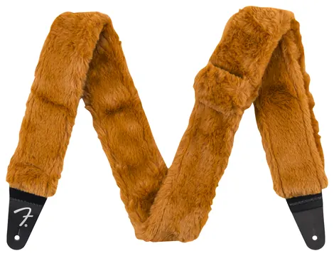Fender Poodle Plush Strap, Rust