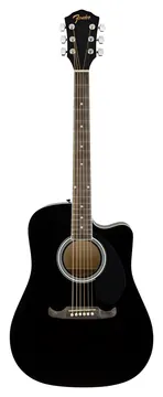 Fender FA-125CE DREADNOUGHT, BLACK WN