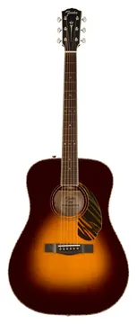 Fender Paramount PD220E Dreadnought 3 Tone Vitage Sunburst con Case