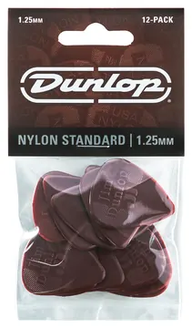 Dunlop Nylon Standard 1.25 Plectrum 12-Pack