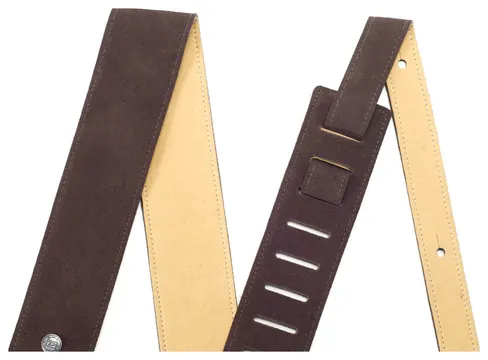 Dunlop BMF-S02 Suede Strap Mahogany