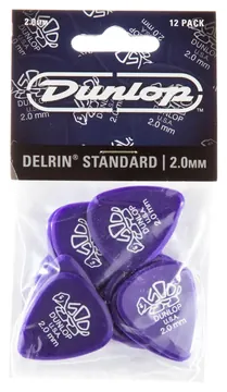 Dunlop 41P2.0 Delrin 500 Standard 12/Play Pack Picks