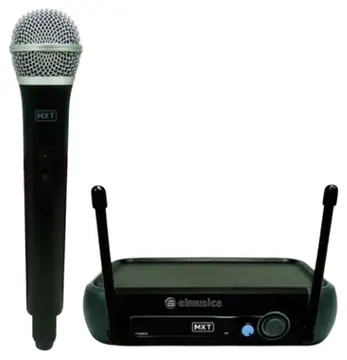 Microfone Sem fio Mxt UHF - 202 R201 (SALDÃO)