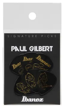 Ibanez Picks Signature Series - Paul Gilbert - 6 Stück schwarz 1,0 mm Heavy