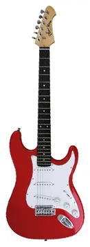 Dam E150RD Chitarra elettrica rossa