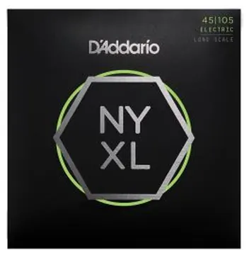 Daddario Bass Guitar Strings, Long Scale, 45-105, NYXL45105