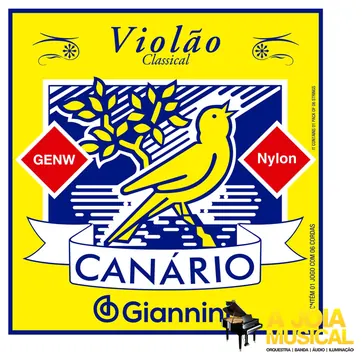 Giannini Encordoamento Giannini Canário Violão Nylon