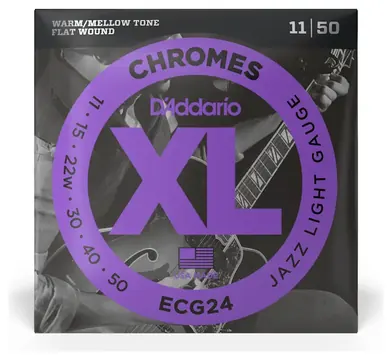 D'Addario DAddario ECG24 Jazz Light Electric Guitar Strings