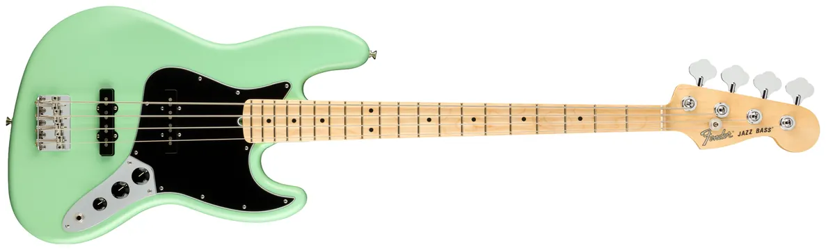 Fender American Performer Jazz Bass MN Satin Surf Green