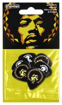 Dunlop Player's Pack - Pick 6 Jimi Hendrix Aura, heavy (6 Stck.) - ADU JHP16HV