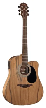 Hofma Viol?o Hofma Eletroac?stico Folk AÁo Hmf270 Natural Satin