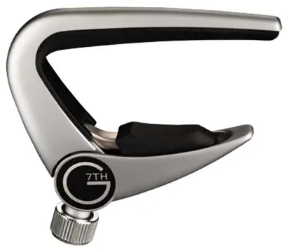G7Th Newport Steel String Capo Silver